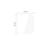 Tech-Protect Supreme Set+ Apple Watch 4 / 5 / 6 / SE 1 / 2 / 3 40 mm hydrogelschermbeschermer, transparant (2 stuks)