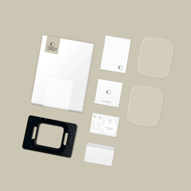 Tech-Protect Supreme Set+ Apple Watch 4 / 5 / 6 / SE 1 / 2 / 3 40 mm hydrogelschermbeschermer, transparant (2 stuks)