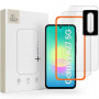 Tech-Protect Easy Set+ Samsung Galaxy A27 5G transparante gehard glas scherm- en lensbeschermerset (3 st.)