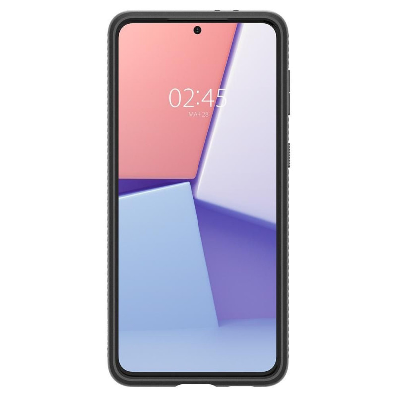 Spigen Liquid Air-hoesje voor Samsung Galaxy S21, mat zwart
