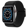 Spigen Fit Lite Band voor Apple Watch 4/5/6/7/SE/8/9/Ultra 44/45/49 mm, zwart