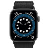 Spigen Fit Lite Band voor Apple Watch 4/5/6/7/SE/8/9/Ultra 44/45/49 mm, zwart