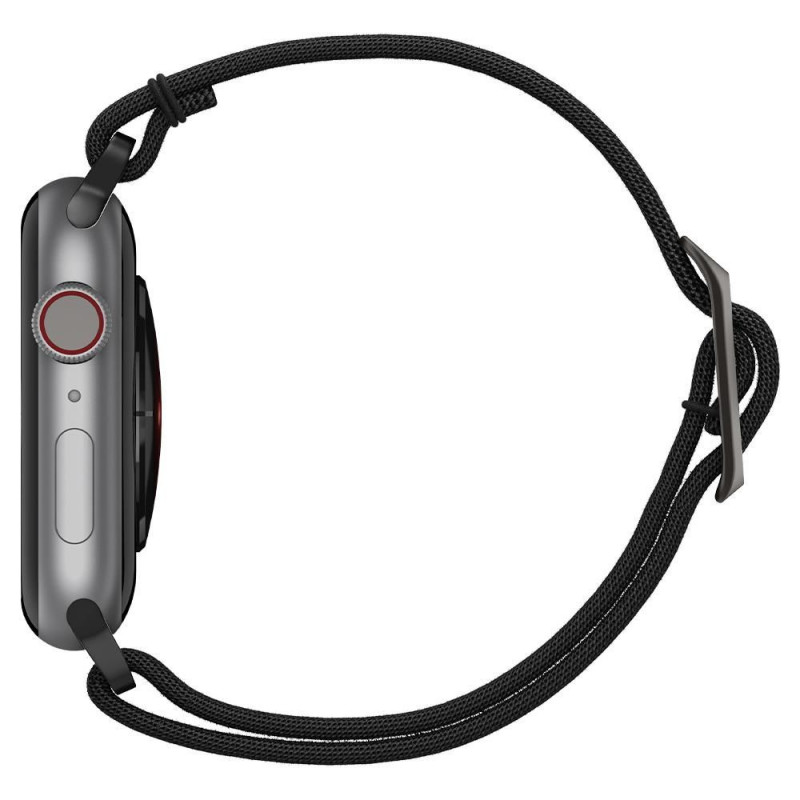 Spigen Fit Lite Band voor Apple Watch 4/5/6/7/SE/8/9/Ultra 44/45/49 mm, zwart