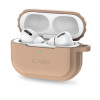 Tech-Protect silicone touwtje hoesje voor Apple AirPods Pro 1 / 2, Cafe Latte