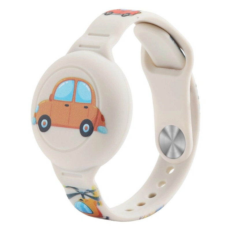 Tech-Protect Smooth Band voor kinderen polsband voor Apple AirTag 1 / 2, kleurrijk (2 stuks)