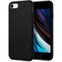Spigen Liquid Air-hoesje voor Apple iPhone SE 2022 / SE 2020 / 8 / 7, zwart