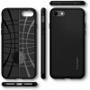 Spigen Liquid Air-hoesje voor Apple iPhone SE 2022 / SE 2020 / 8 / 7, zwart