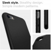 Spigen Liquid Air-hoesje voor Apple iPhone SE 2022 / SE 2020 / 8 / 7, zwart