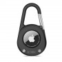 Tech-Protect Slidelock Carabiner-sleutelhangerhoesje voor Apple AirTag 1/2, zwart