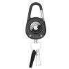 Tech-Protect Slidelock Carabiner-sleutelhangerhoesje voor Apple AirTag 1/2, zwart
