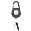 Tech-Protect Slidelock Carabiner-sleutelhangerhoesje voor Apple AirTag 1/2, zwart