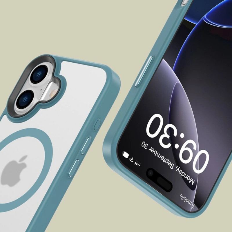 Tech-Protect MagMat MagSafe-hoesje voor Apple iPhone 16, mat teal