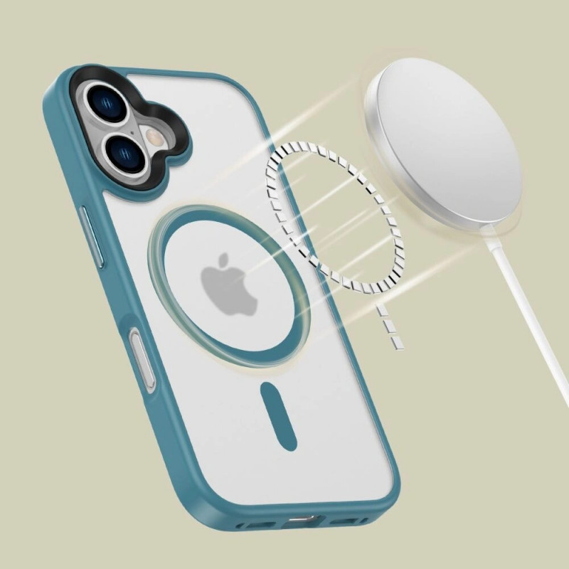 Tech-Protect MagMat MagSafe-hoesje voor Apple iPhone 16, mat teal