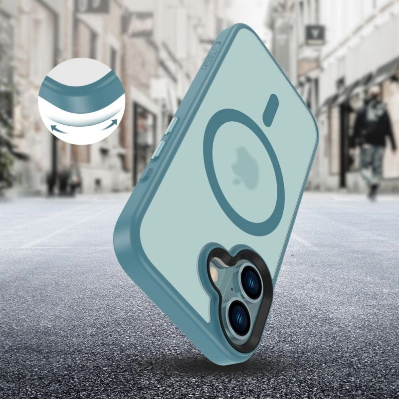 Tech-Protect MagMat MagSafe-hoesje voor Apple iPhone 16, mat teal