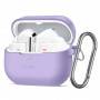 Tech-Protect silicone haakhoesje voor Samsung Galaxy Buds 3 / 3 FE / 3 Pro, lavendel