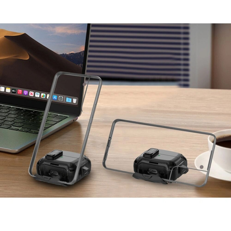 Tech-Protect Carbonox MagSafe-hoesje THP4736 voor Samsung Galaxy Buds 3 / 3 FE / 3 Pro, zwart