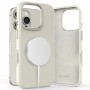 Tech-Protect Silicone Pure MagSafe-hoesje voor Apple iPhone 16 Pro, Cosmic Latte