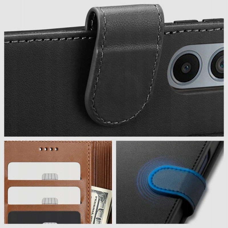 Tech-Protect portemonneehoesje voor Samsung Galaxy A16 4G / 5G, zwart