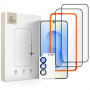 Tech-Protect Easy Set+ gehard glas voor Samsung Galaxy S26, zwart (3 st.)
