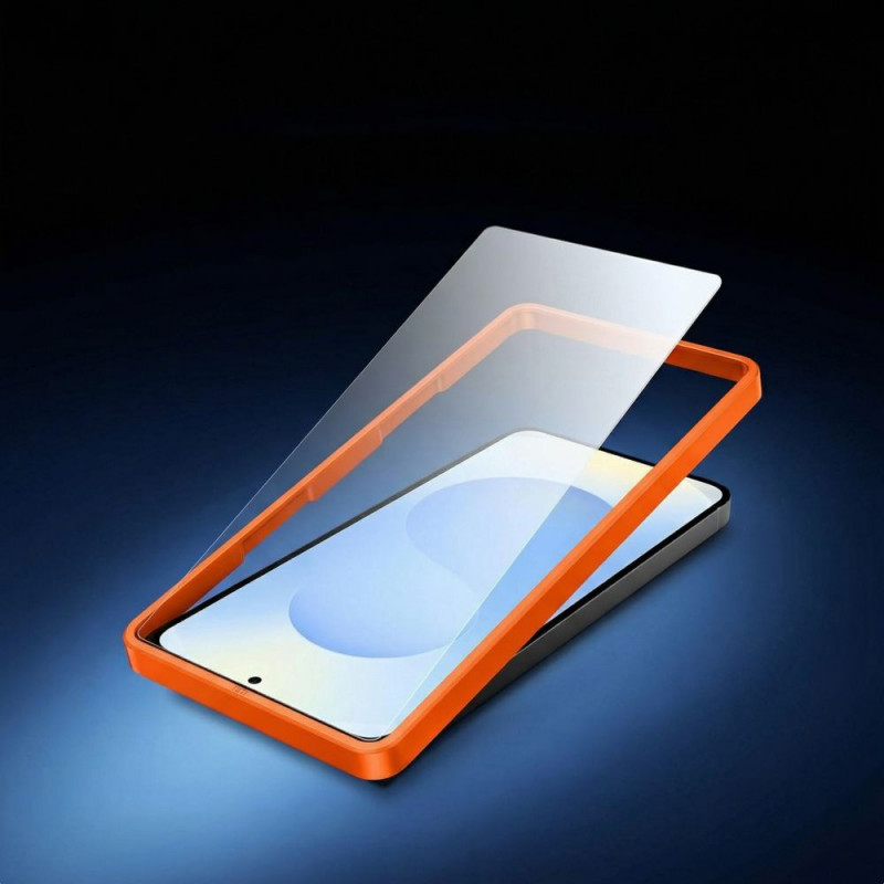 Tech-Protect Easy Set+ gehard glas voor Samsung Galaxy S26, zwart (3 st.)