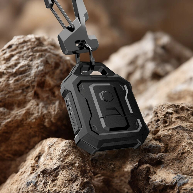 Tech-Protect Kevlar Pro-hoesje voor Apple AirTag 1 / 2, zwart
