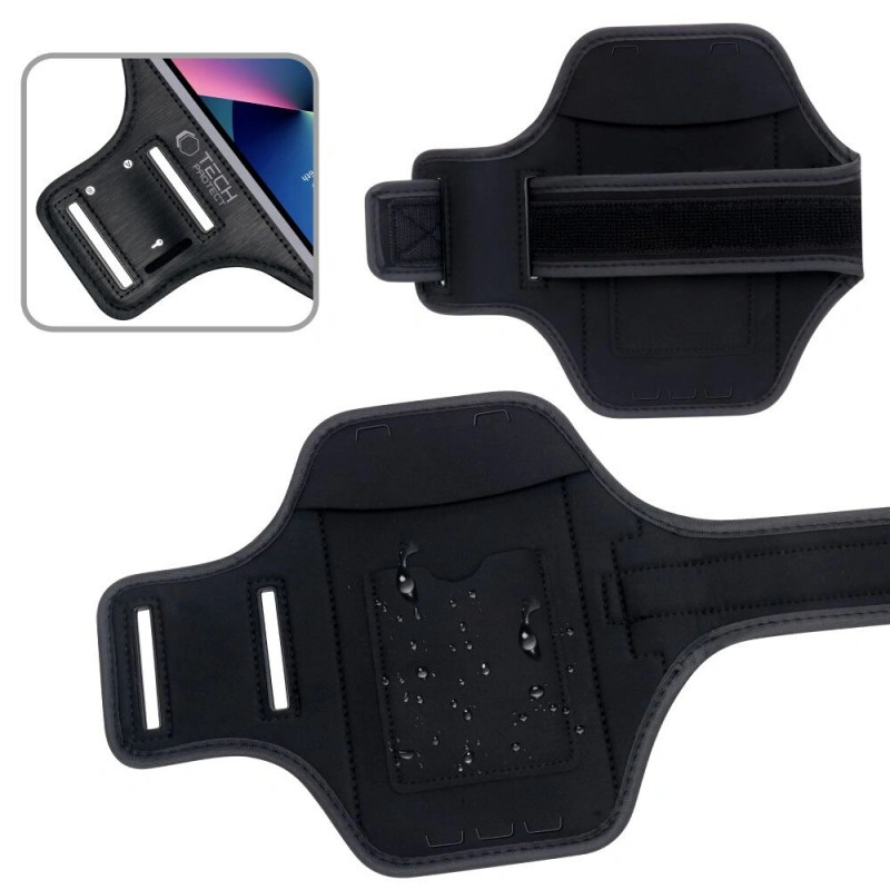 Tech-Protect M4 universele sportarmband, zwart