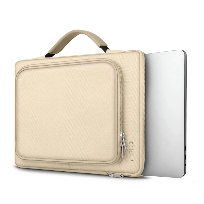 Tech-Protect Basic Bag Laptoptas 15-16", Desert Beige
