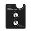 Ringke Camera Frame RGK12086 cameralensbeschermer voor Apple iPhone Duo (2 stuks), zwart