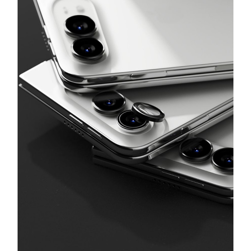 Ringke Camera Frame RGK12086 cameralensbeschermer voor Apple iPhone Duo (2 stuks), zwart