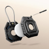 Tech-Protect Kevlar Seal-behuizing voor Apple AirTag 1 / 2, zwart