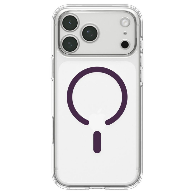 Spigen Ultra Hybrid MagSafe-hoesje voor Apple iPhone 17 Pro / 18 Pro, transparant/burgundy
