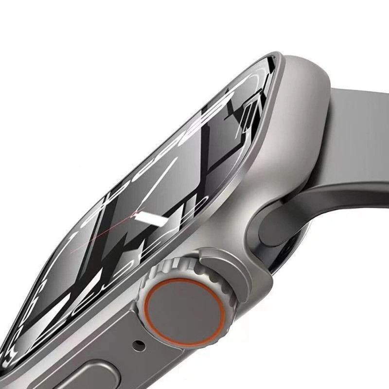 Tech-Protect Defense360 hoesje voor Apple Watch 10 / 11 46 mm, zwart/oranje
