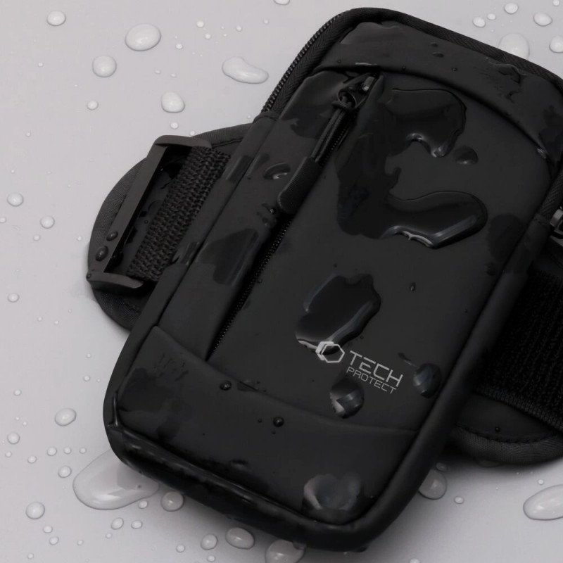 Tech-Protect M6 universele sportarmband, zwart