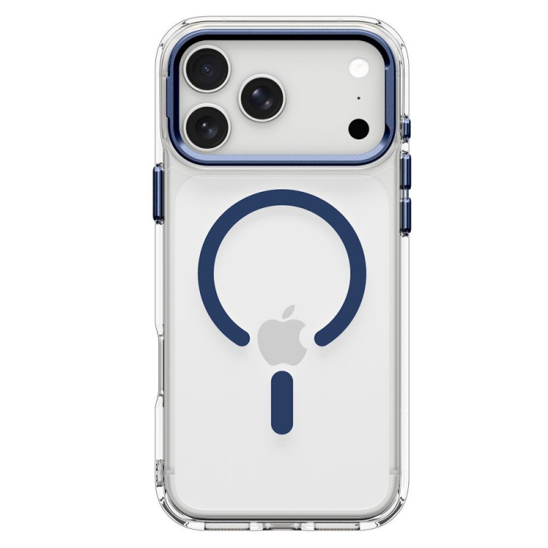 Spigen Ultra Hybrid Optik S MagSafe-hoesje voor Apple iPhone 17 Pro / 18 Pro, transparant/Deep Blue