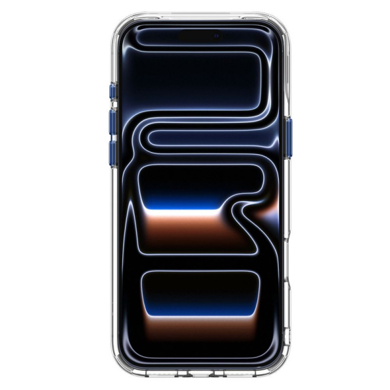 Spigen Ultra Hybrid Optik S MagSafe-hoesje voor Apple iPhone 17 Pro / 18 Pro, transparant/Deep Blue