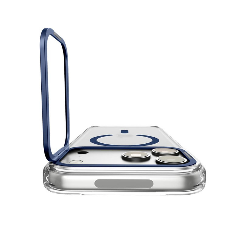 Spigen Ultra Hybrid Optik S MagSafe-hoesje voor Apple iPhone 17 Pro / 18 Pro, transparant/Deep Blue