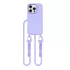 Tech-Protect Magnecklace MagSafe-hoesje met koord voor Apple iPhone 16 Pro, paars