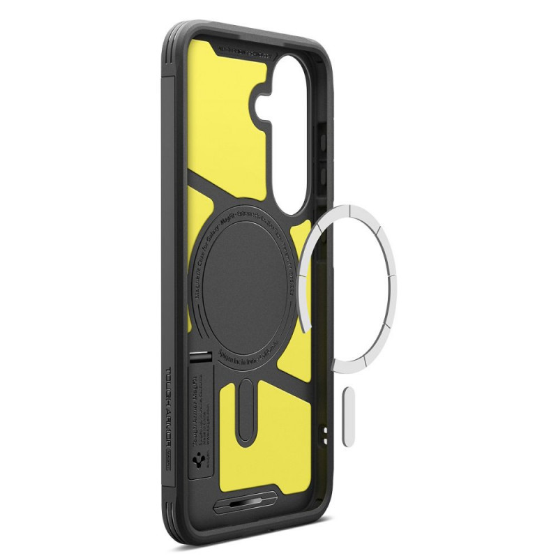 Spigen Tough Armor Mag MagSafe-hoesje voor Samsung Galaxy S25 FE / S26 FE, zwart