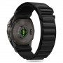 Tech-Protect Nylon Pro-band voor Garmin Fenix 5 / 6 / 6 Pro / 7 / 8 (47 mm) / E, zwart