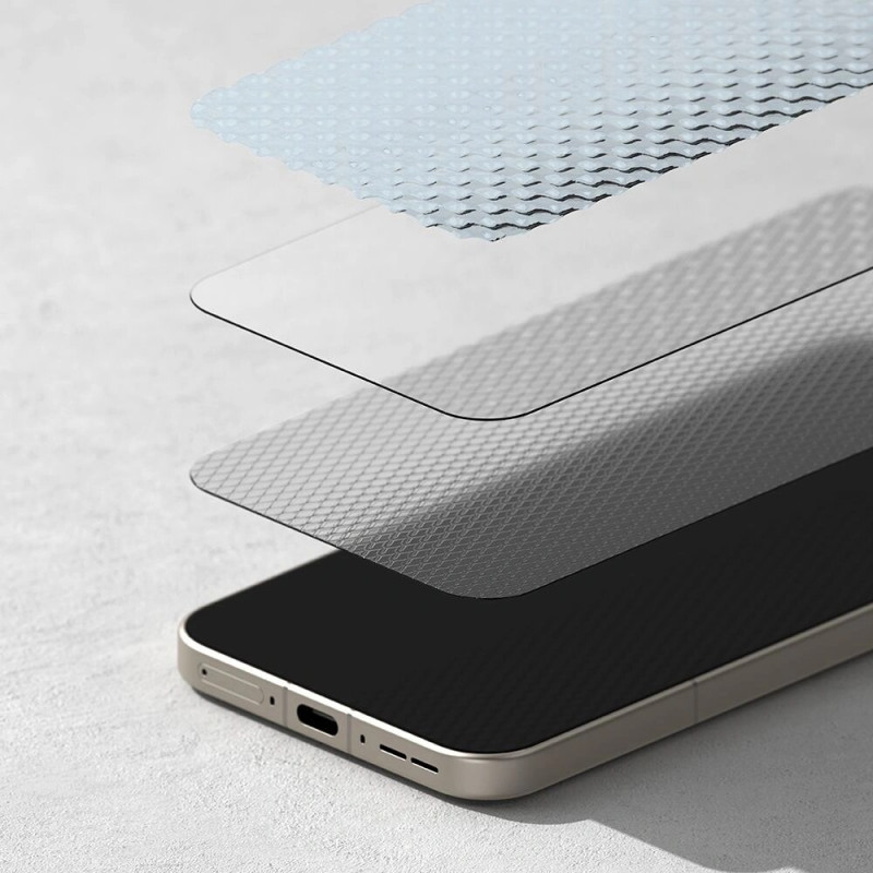 Ringke Easy Slide gehard glas voor OnePlus 15 (2 stuks), transparant