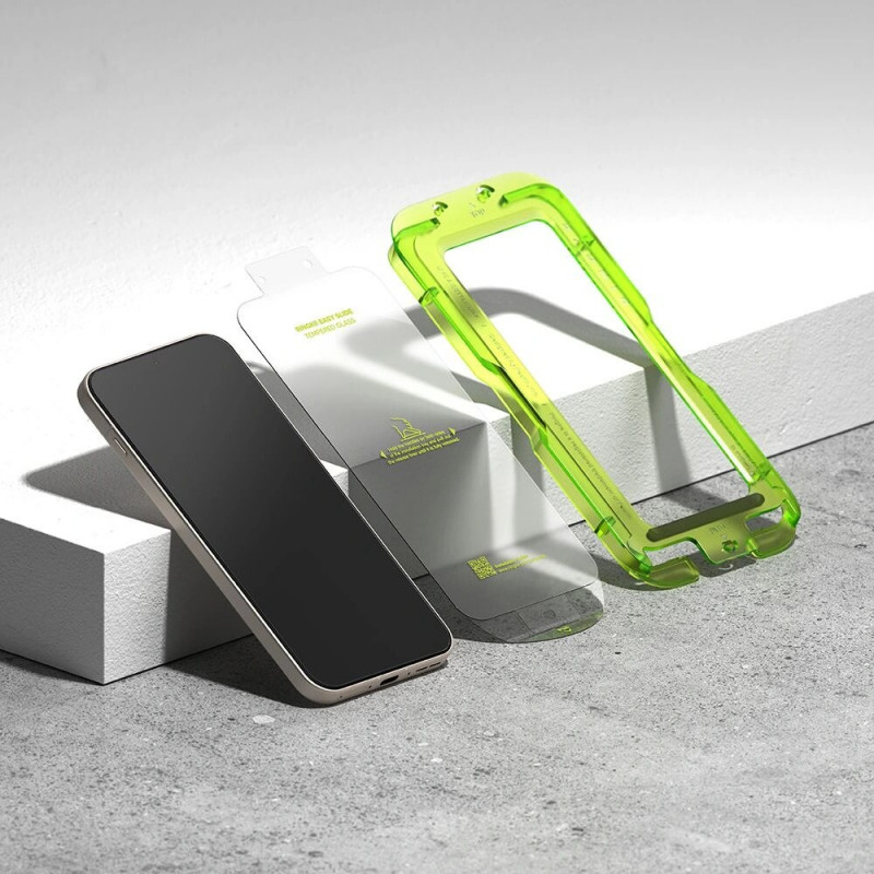 Ringke Easy Slide gehard glas voor OnePlus 15 (2 stuks), transparant