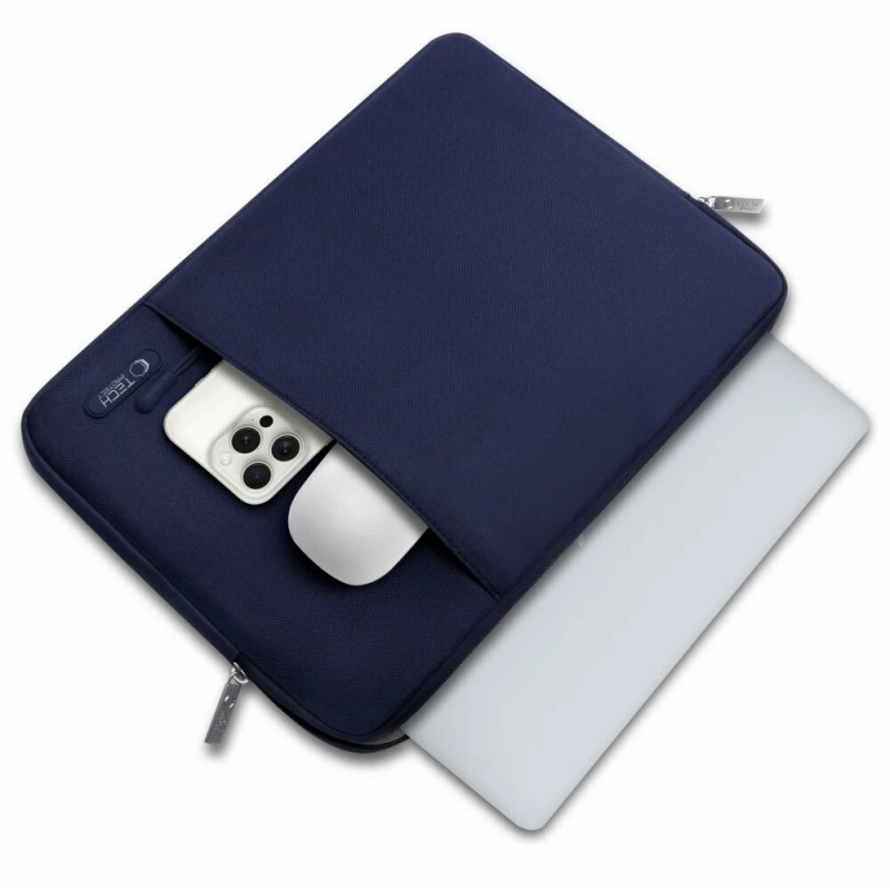 Tech-Protect Sleevy Laptop 13-14" hoes, marineblauw