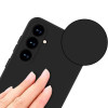 Tech-Protect Icon siliconenhoesje voor Motorola Moto G85 5G, zwart