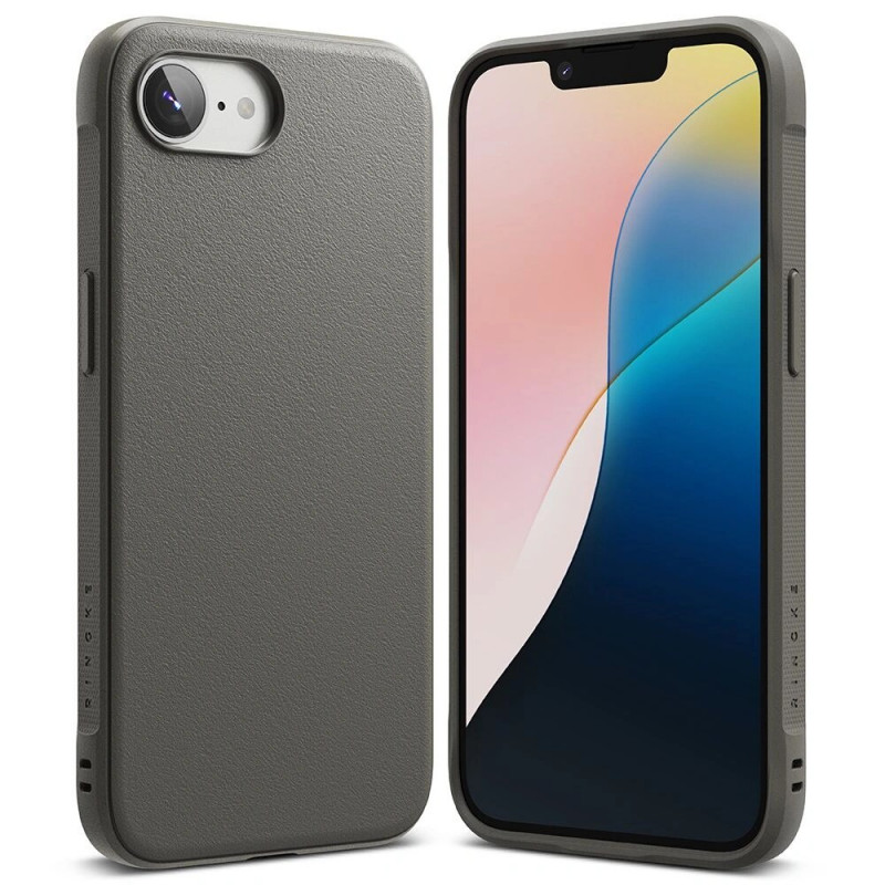 Ringke Onyx-hoesje voor Apple iPhone 17e / 16e, grijs