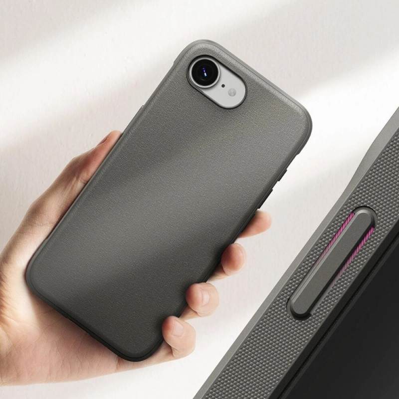 Ringke Onyx-hoesje voor Apple iPhone 17e / 16e, grijs