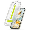 Ringke Easy Slide gehard glas voor Google Pixel 9a (2 stuks), transparant