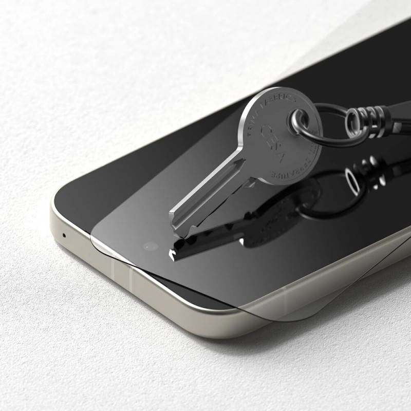 Ringke Easy Slide gehard glas voor Google Pixel 9a (2 stuks), transparant