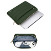 Tech-Protect Puffy Laptophoes 15-16" met accessoiretas, legergroen