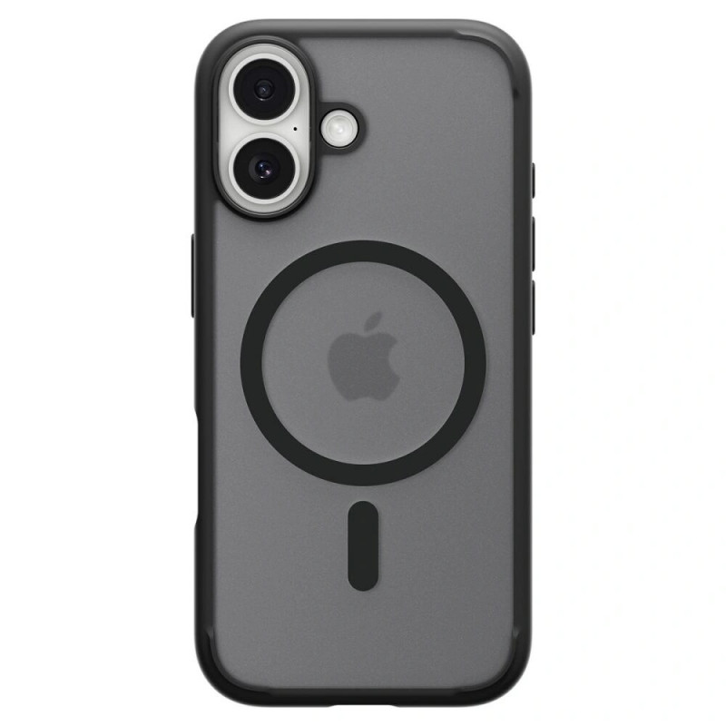 Spigen Ultra Hybrid Mag MagSafe ACS10383 hoesje voor Apple iPhone 17, Frost Black