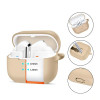 Tech-Protect silicone haakhoesje voor Samsung Galaxy Buds 3 / 3 Pro, Cafe Latte